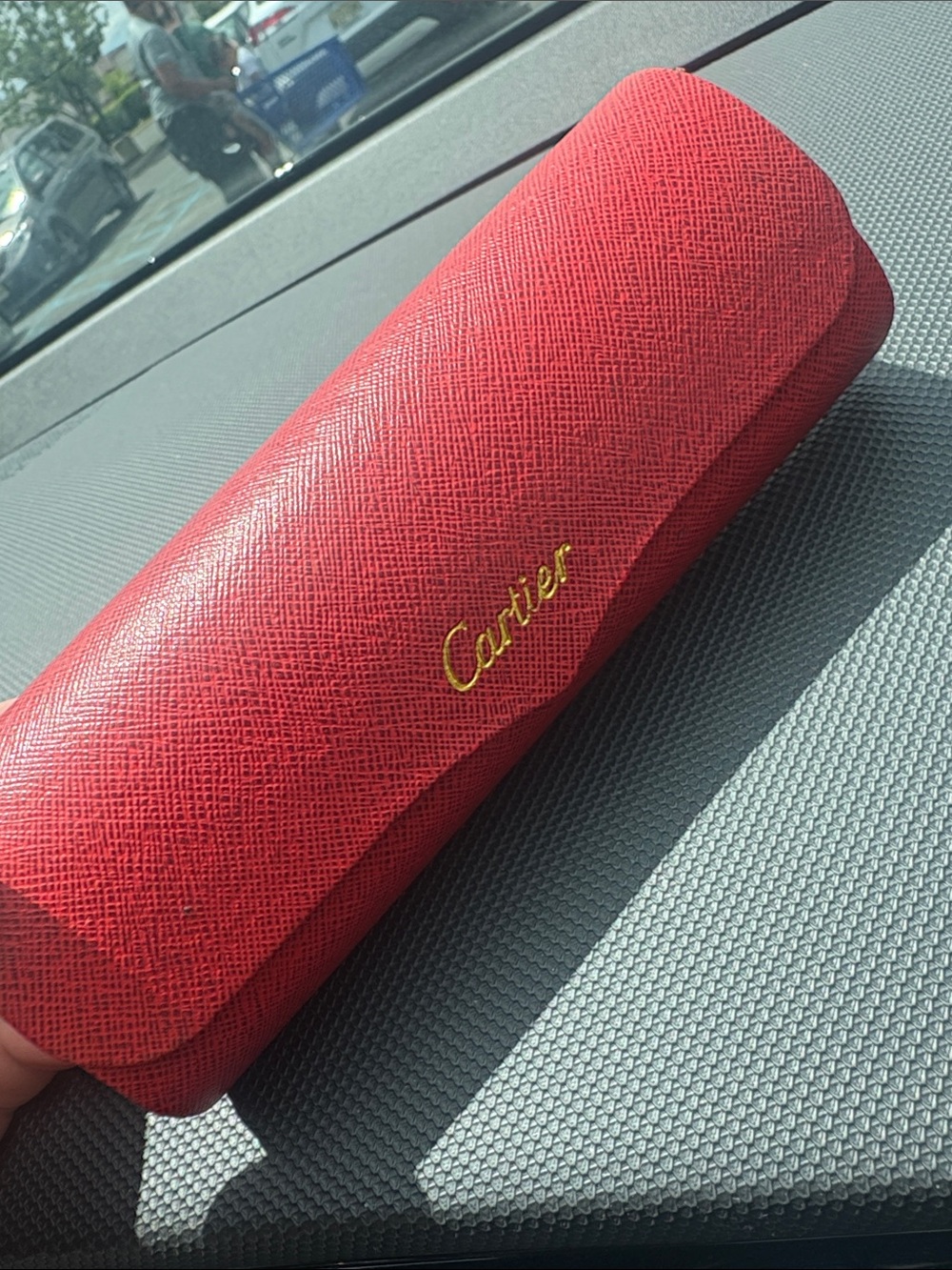 Cartier Gold Rimless Square Eyeglass box